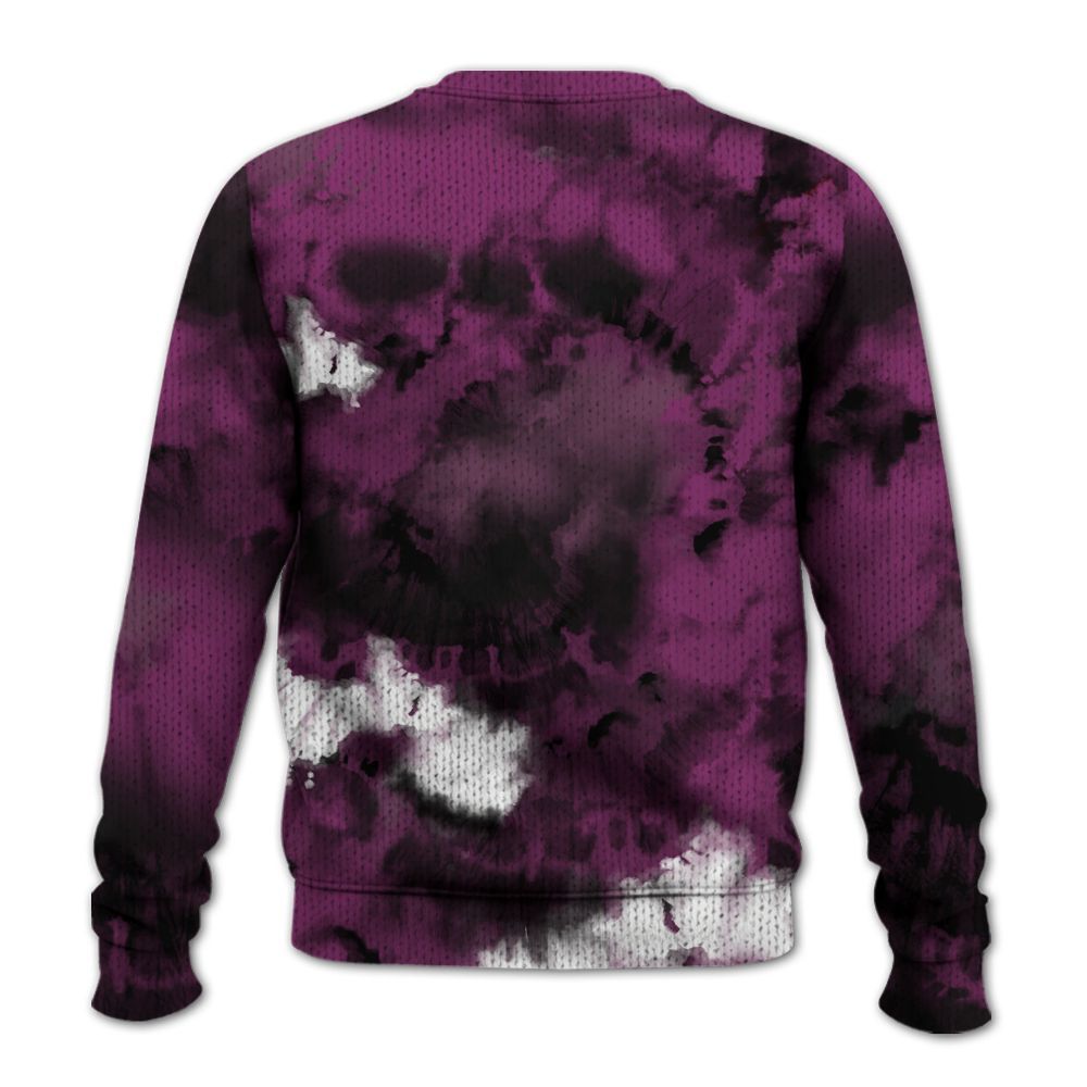 Knitted Sweater To Match Air Max Sunder Gore Tex Bold Berry - God Blessed Tie Dye