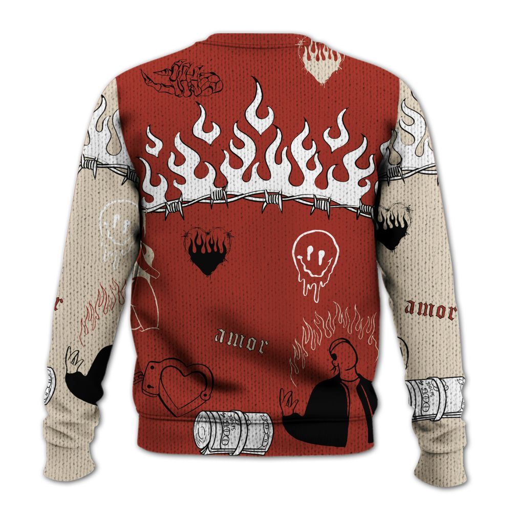 Sweater To Match Brick After Brick 4s - Snake Trust No One Graphic
