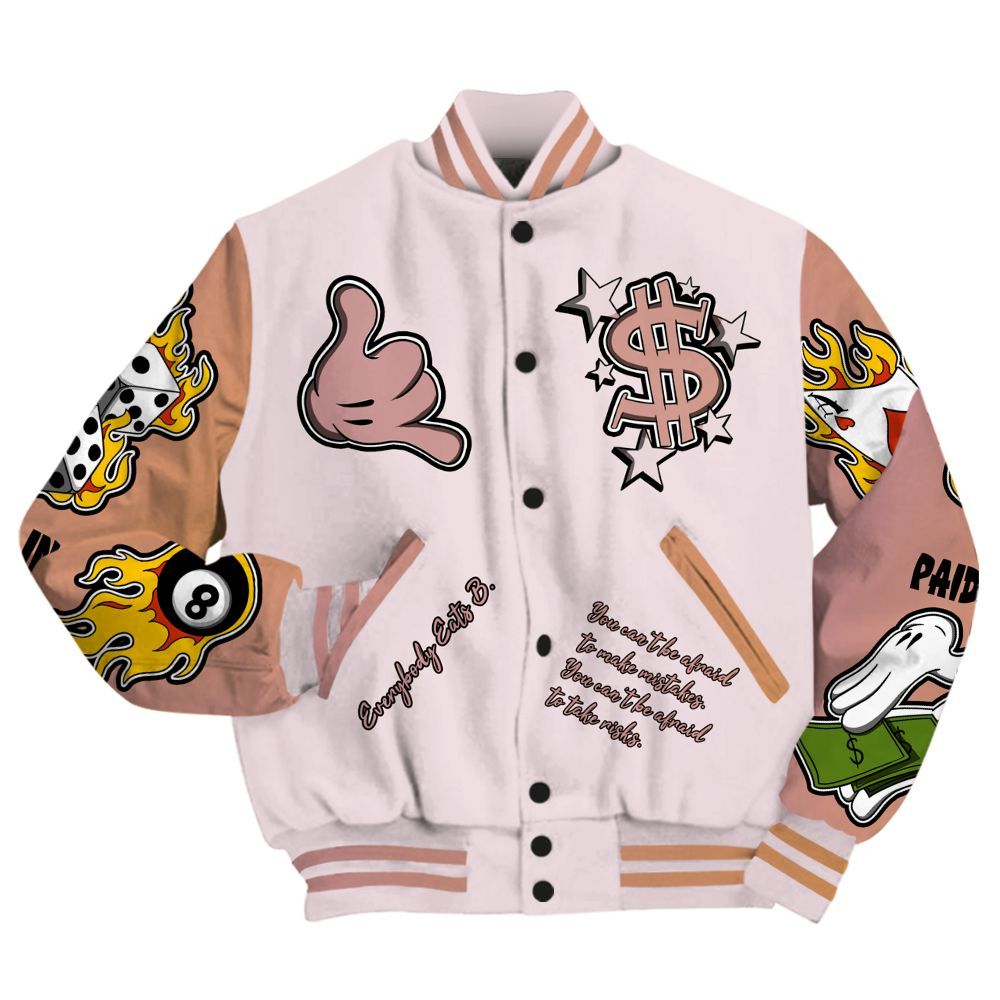 Varsity Jacket To Match Book Sunrise 1s - Everybody Paid In Full Graphic All Over Print