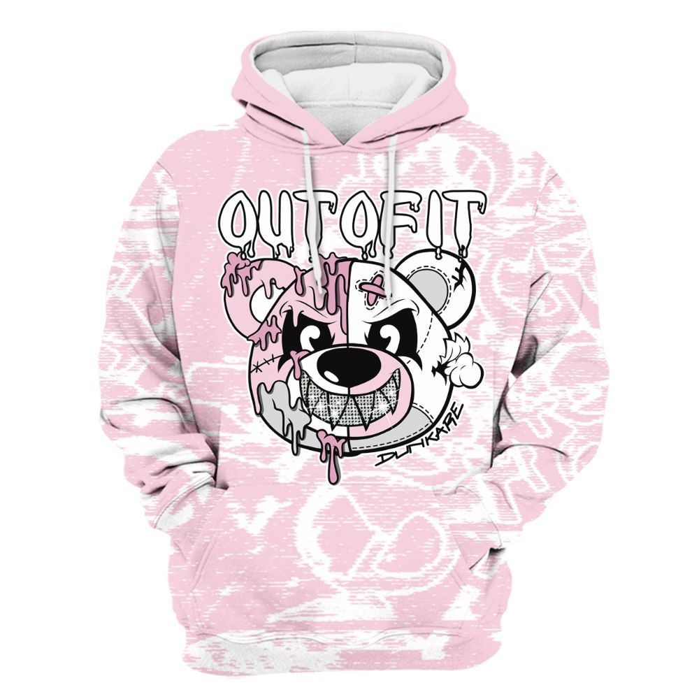 Hoodie To Match Orchid 4s - Out Of It Bear Avant-Garde All Over Print