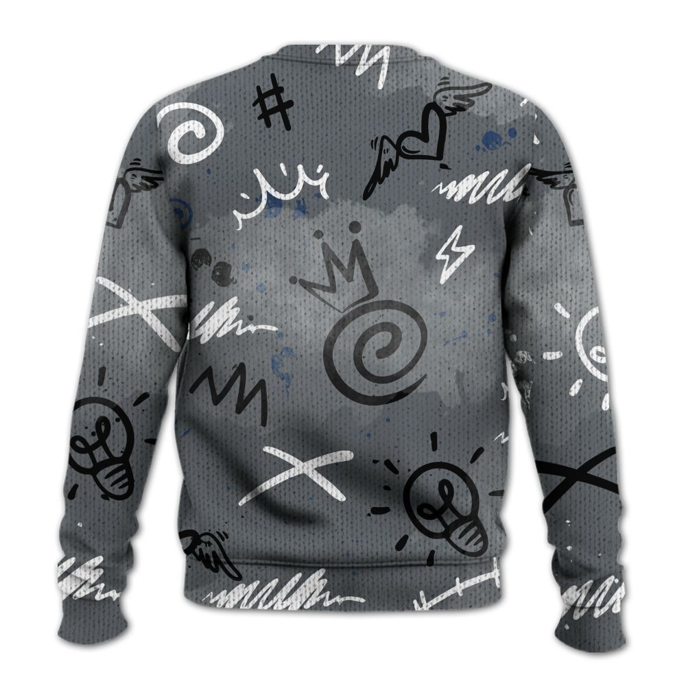 Sweater To Match Flint Grey 9s - Drip Been Di2ferent Graphic