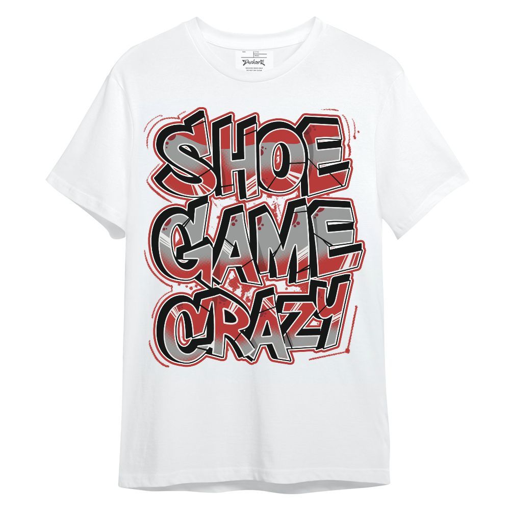 Shirt To Match Bred Reimagined 4s - Shoe Game Crazy Graphic Unisex Shirt