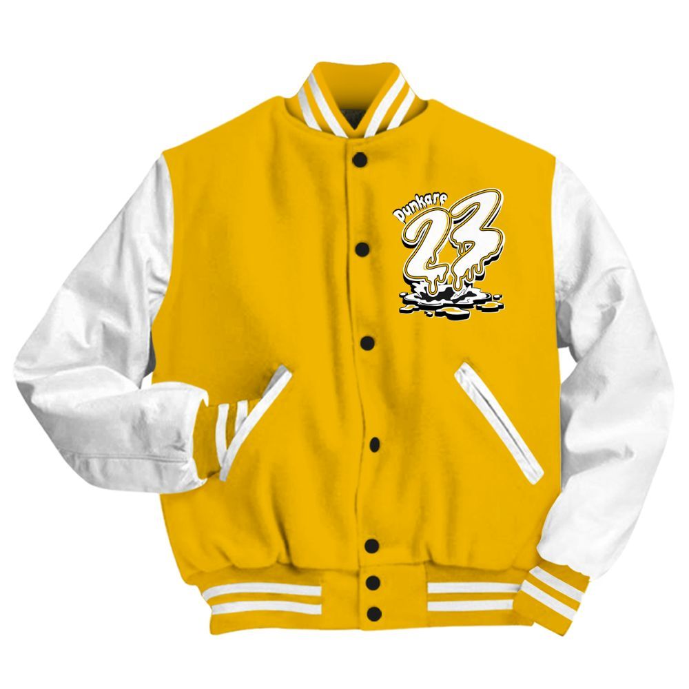 Varsity Jacket To Match Del Sol 13s - Custom Name 23 Drip All Over Print