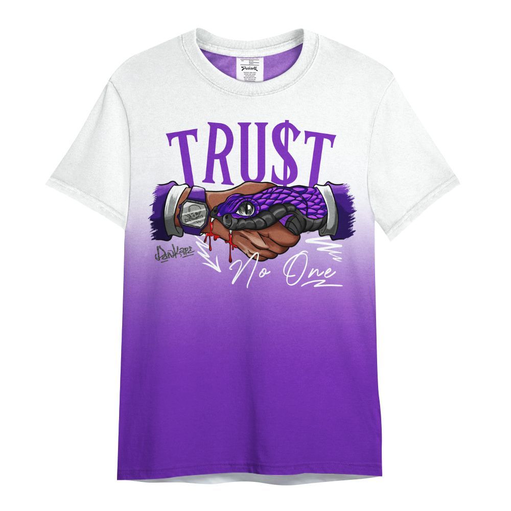 Shirt To Match Retro Dark Iris 3s - Snake Trust No One Drip All Over Print
