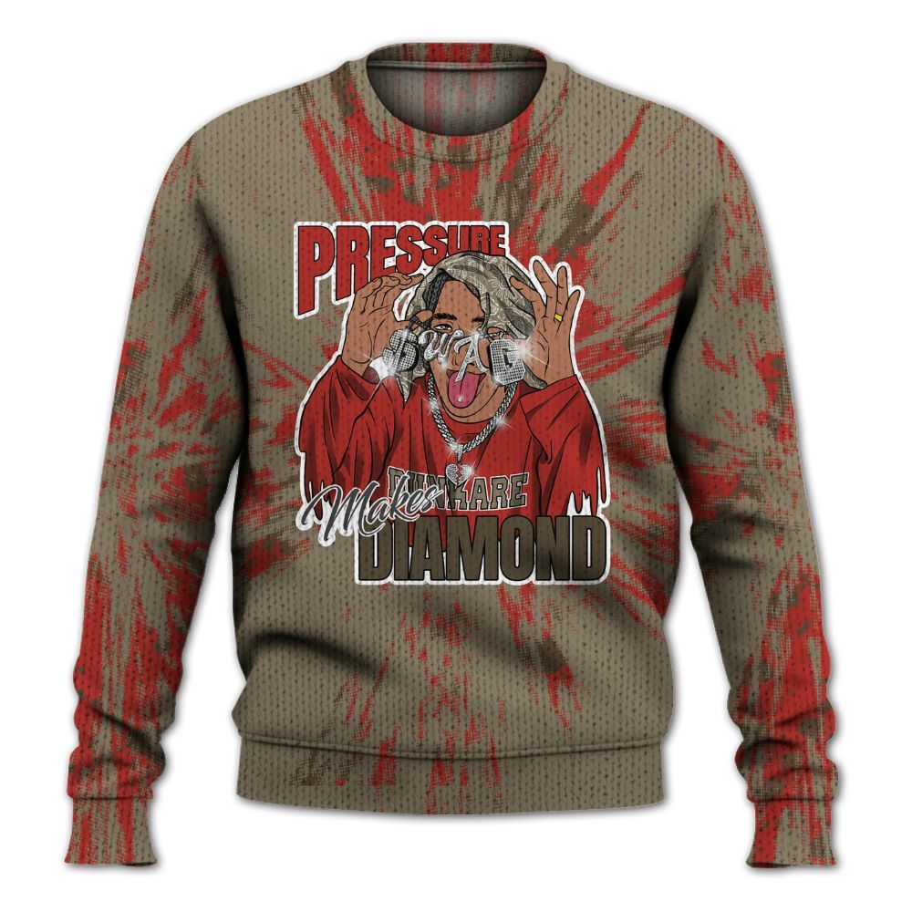 Knitted Sweater To Match Olive 9s - Pressures Makes Knitted Sweater To Match Lux