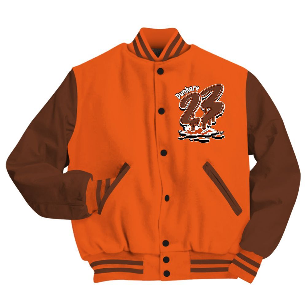 Varsity Jacket To Match High OG Starfish 1s - Custom Name 23 Drip All Over Print