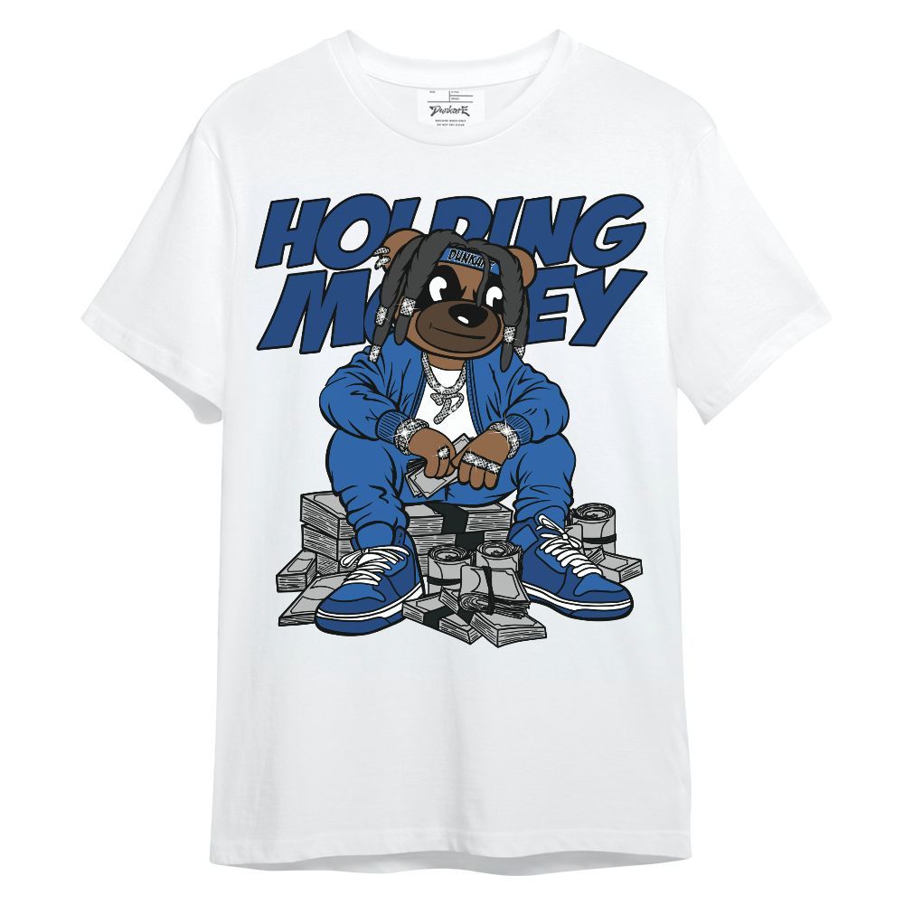 Shirt To Match Brave Blue 13s - Possessing Moneys Bear Unisex Shirt