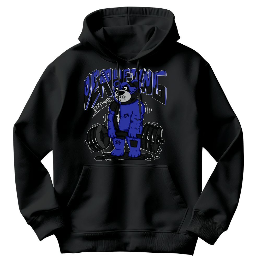 Sweatshirt To Match Retro Black Concord 12s - Deadlifting Bear Graphic