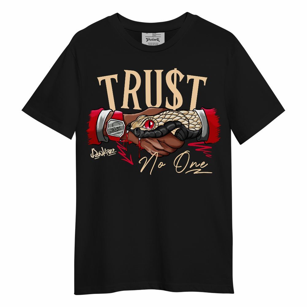 Shirt To Match Retro Pizza GS 4s - Snake Trust No One Graphic
