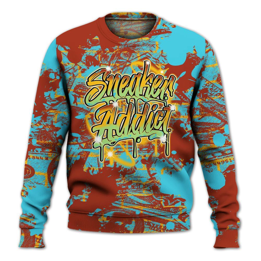 Sweatshirt To Match SB Dunk Di'Orr Greenwood - Addiction Sneakers Graphic Street Art All Over Print