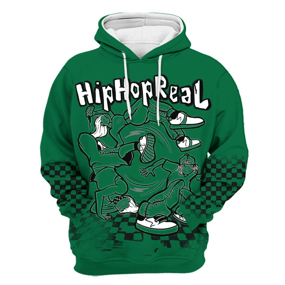 Hoodie To Match Pine Green 3s - Feel Life Street Style All Over Print