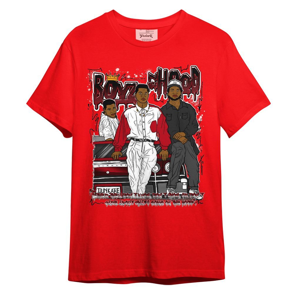 Shirt To Match Bred Velvet 11s - BoyzZ The Hood 90s Graphic