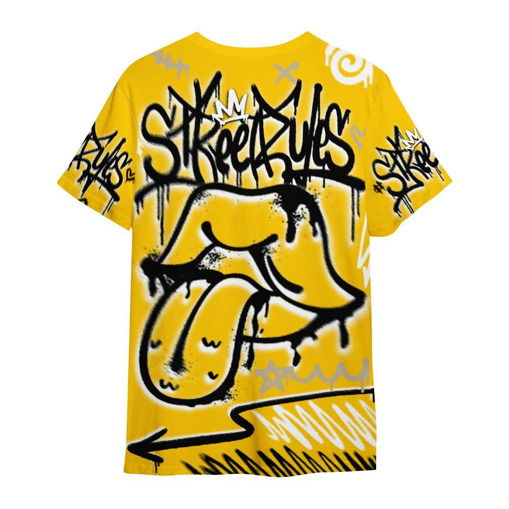 Shirt To Match Vivid Sulfur 4s - Break Rules Streetwear All Over Print
