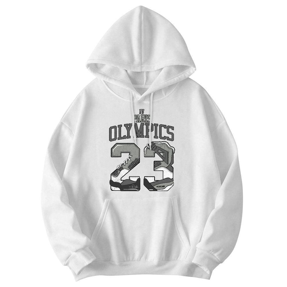 Sweatshirt To Match Paris Olympics 4s - Number 23 Dirty 4s Graphic