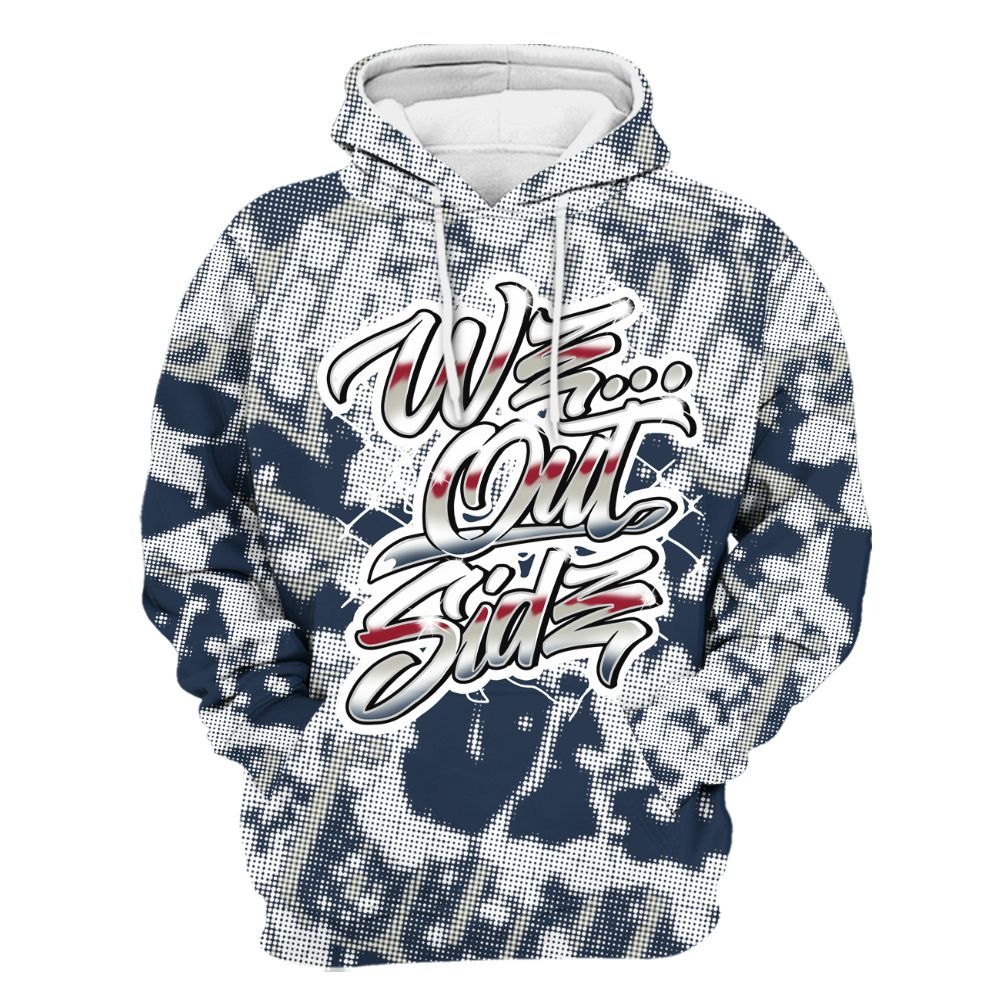 Hoodie To Match Navy Blue 2024 6s - We OutSider Graphic Street All Over Print