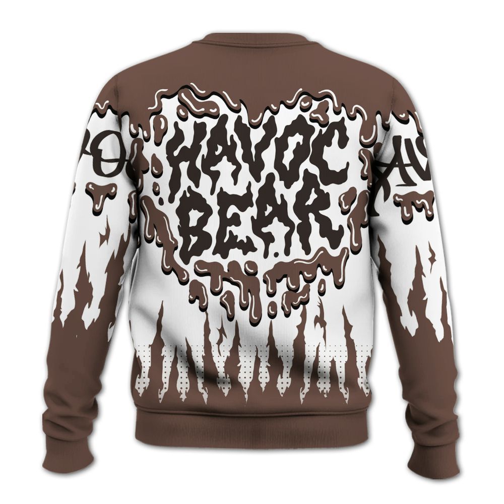 Sweatshirt To Match Air Force 1 Low Escape - Havok Bear Dripping All Over Print