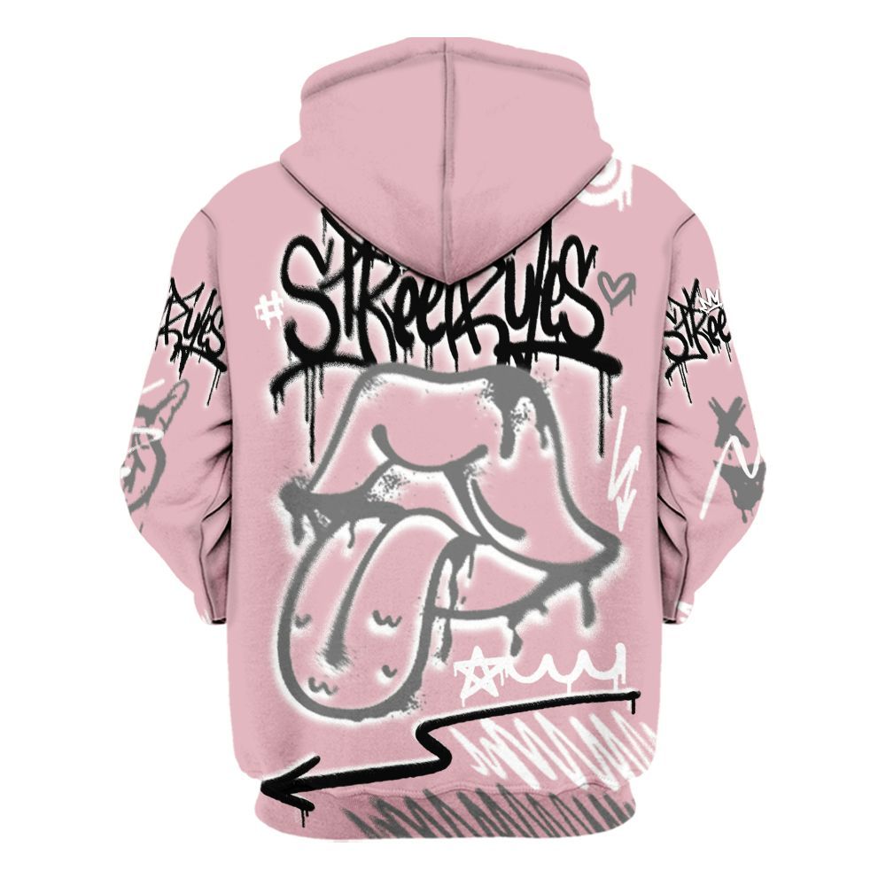 Hoodie To Match Air Max DN Pink Foam - Break Rules Streetwear All Over Print