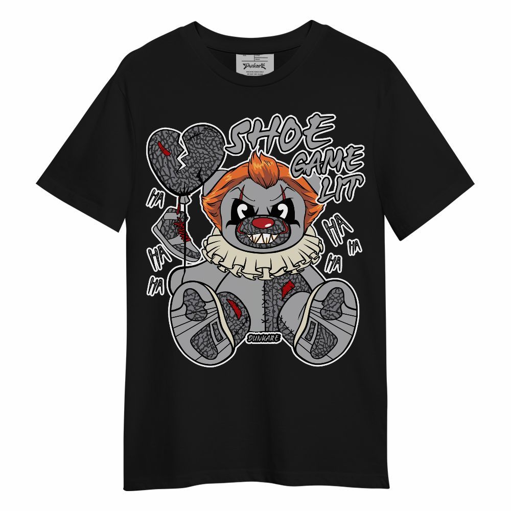 Shirt To Match Cement Grey 3s - Shoe Game Bear Unisex Shirt