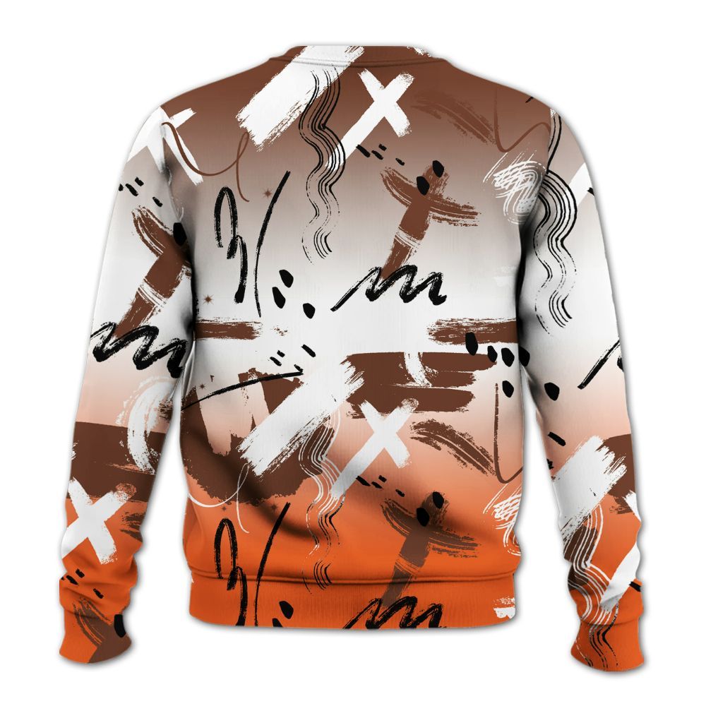 Sweatshirt To Match High OG Starfish 1s - Money Hustle Grind Pray All Over Print