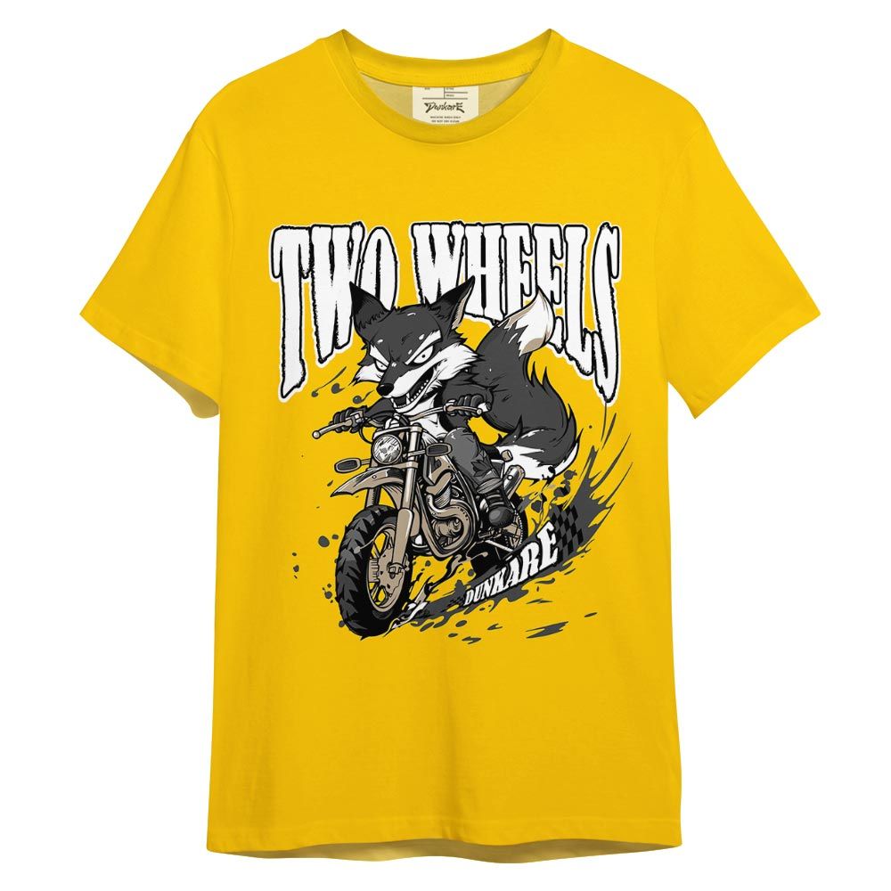 Dunkare Shirt Two Wheels Fox, Vivid Sulfur 4s T-Shirt, To Match Sneaker Vivid Sulfur 4s Graphic Tee HDT