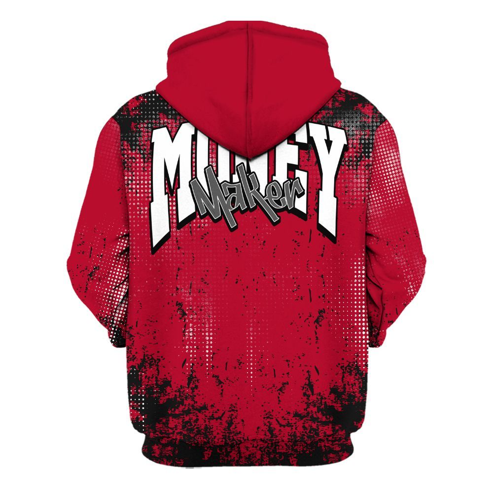 Hoodie To Match Air Foamposite Pro Gym Red - Move In Silence Money Street Retro All Over Print