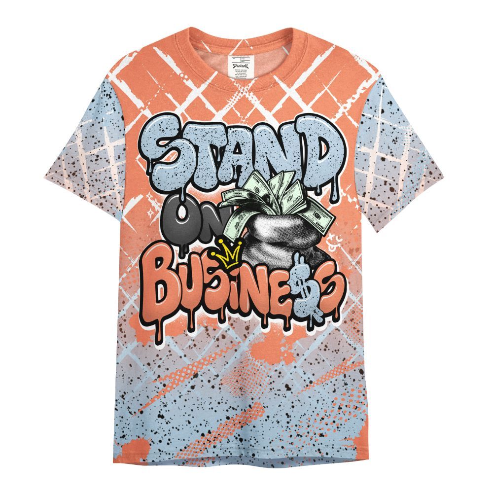 Shirt To Match DJ Khaled Crimson Bliss 5s - Halftone Stand Business Dripping All Over Print