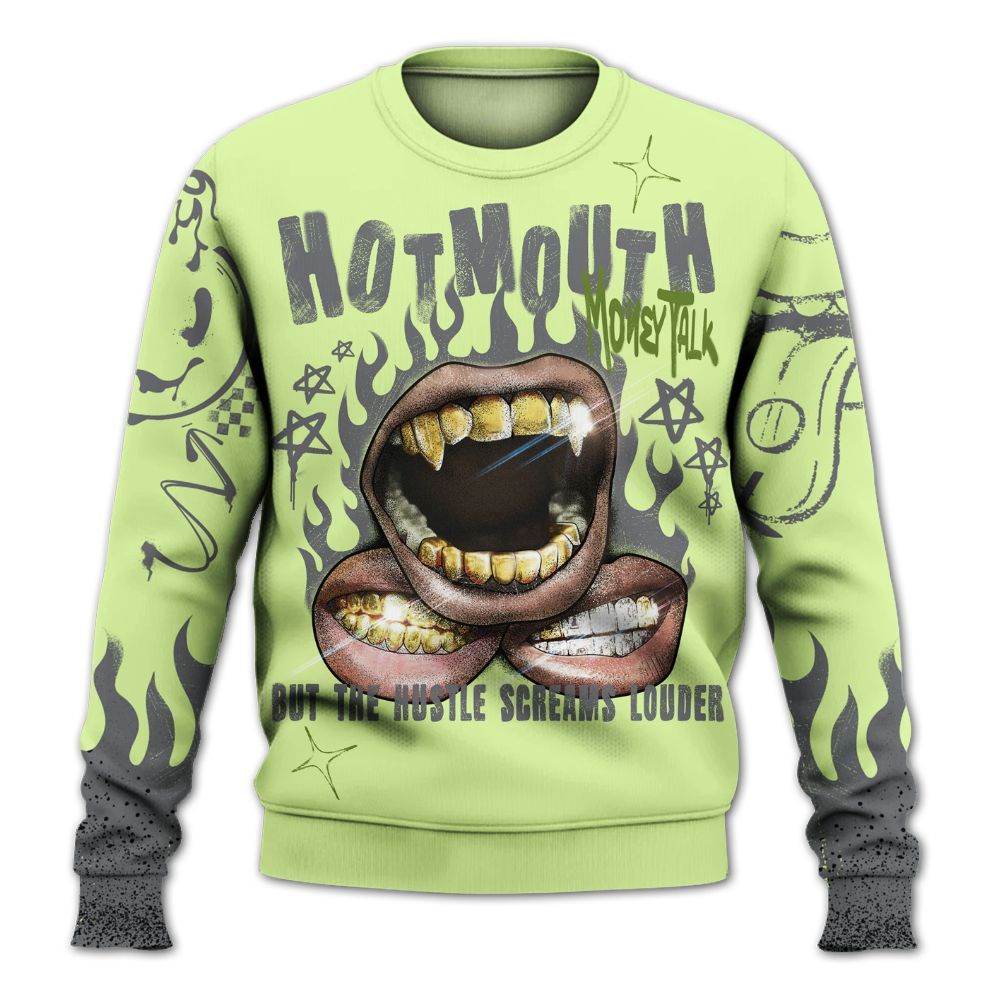Sweatshirt To Match Smoke Grey Volt TR 1s - Mouth Burning Street Style All Over Print