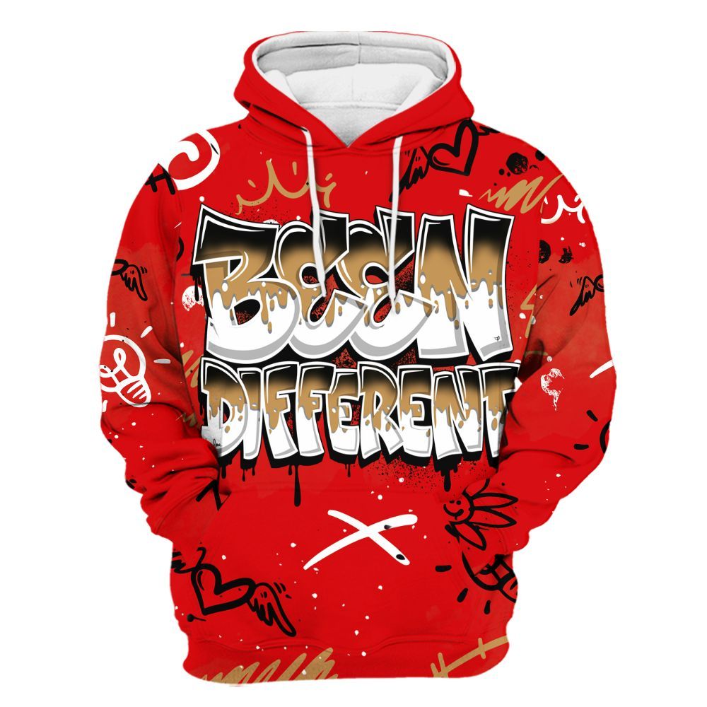 Hoodie To Match Kobe 5 Red Year Of The Mamba - Drip Built Di2ferent All Over Print