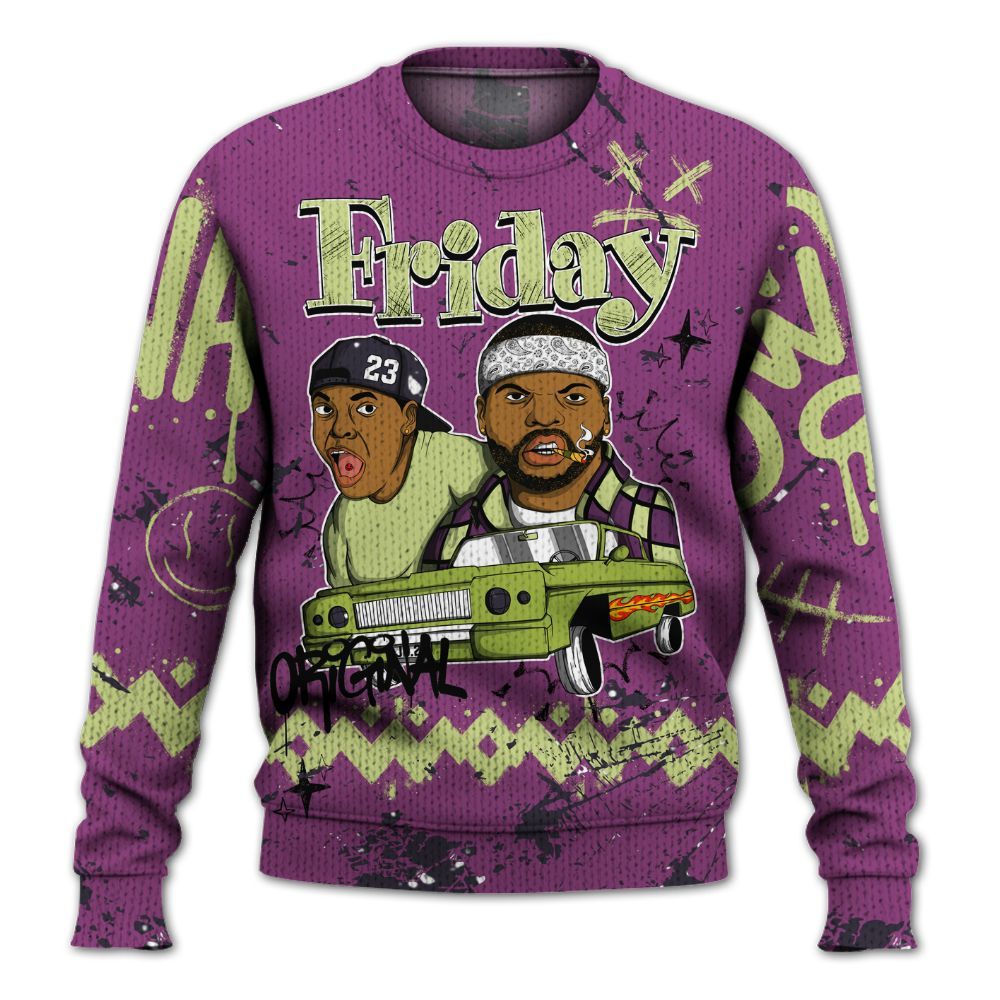 Knitted Sweater To Match Ja 2 Staregazer - Friday Sneaker Crayon