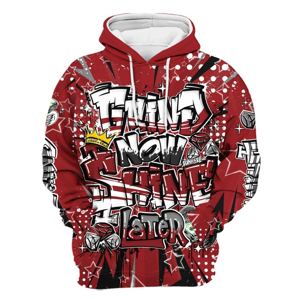 Hoodie To Match Alternate Flu Game 12s - Grind2 Shine Later All Over Print