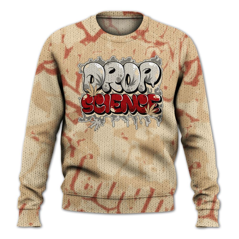 Knitted Sweater To Match Dunk Low Strawberry Waffle - Drop Science Street