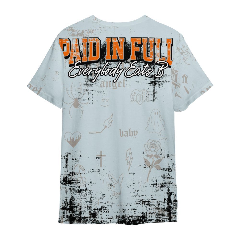 Shirt To Match Retro High OG Alaska 1s - Paid In Full Money All Over Print