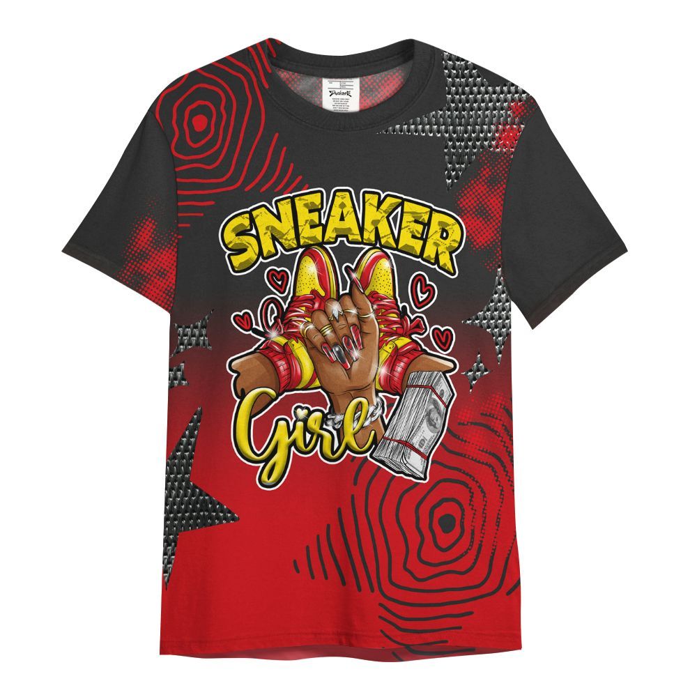 Shirt To Match Ferrari 14s - Sneakerz Girlz Unique Starz All Over Print