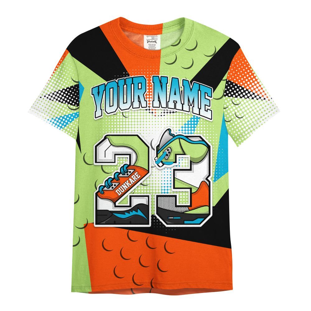 Shirt To Match Kobe 9 Elite What The - Poly Custom Name Number 23 5s All Over Print