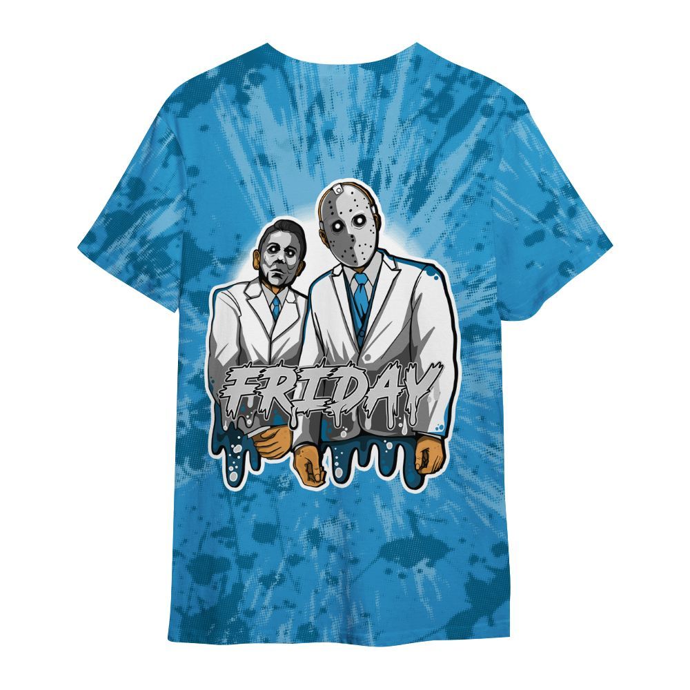 Shirt To Match Powder Blue 9s - Friday Halloween Graphic Luxury All Over Print