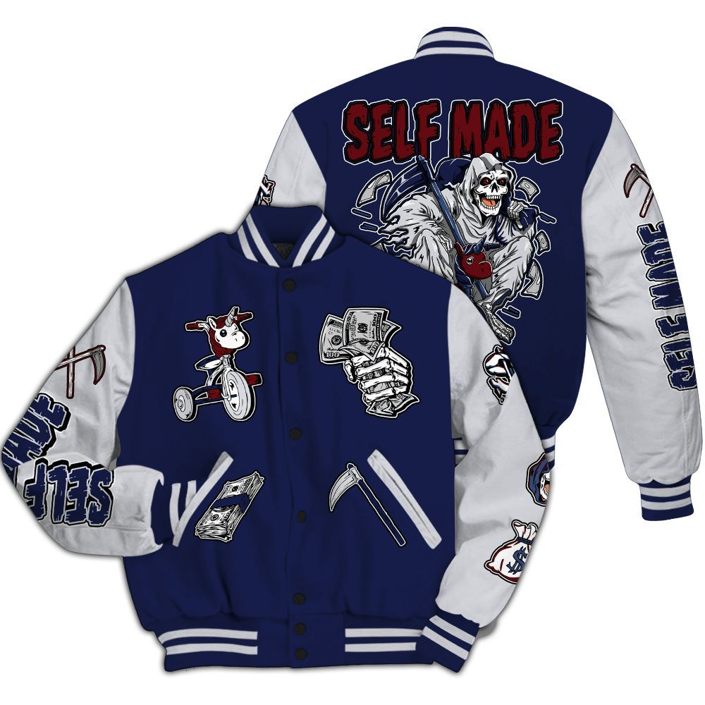Varsity Jacket To Match Air Max DN Team USA - Self Make Skeleton All Over Print