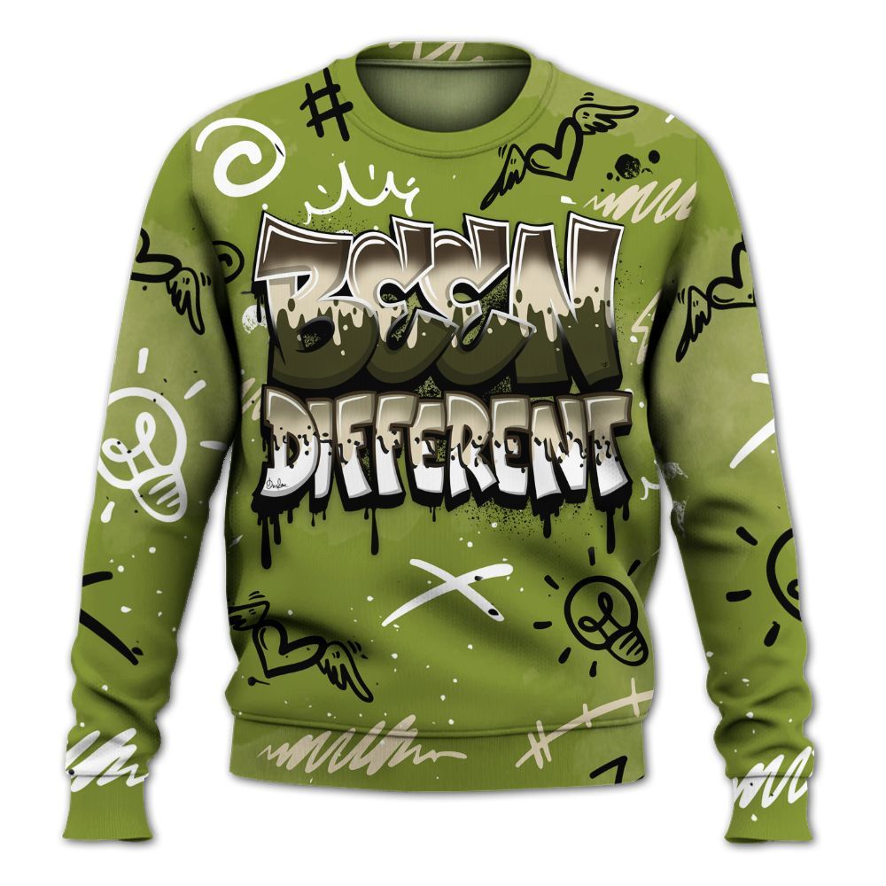 Sweatshirt To Match SB Dunk Low Asparagus - Drip Been Di2ferent All Over Print