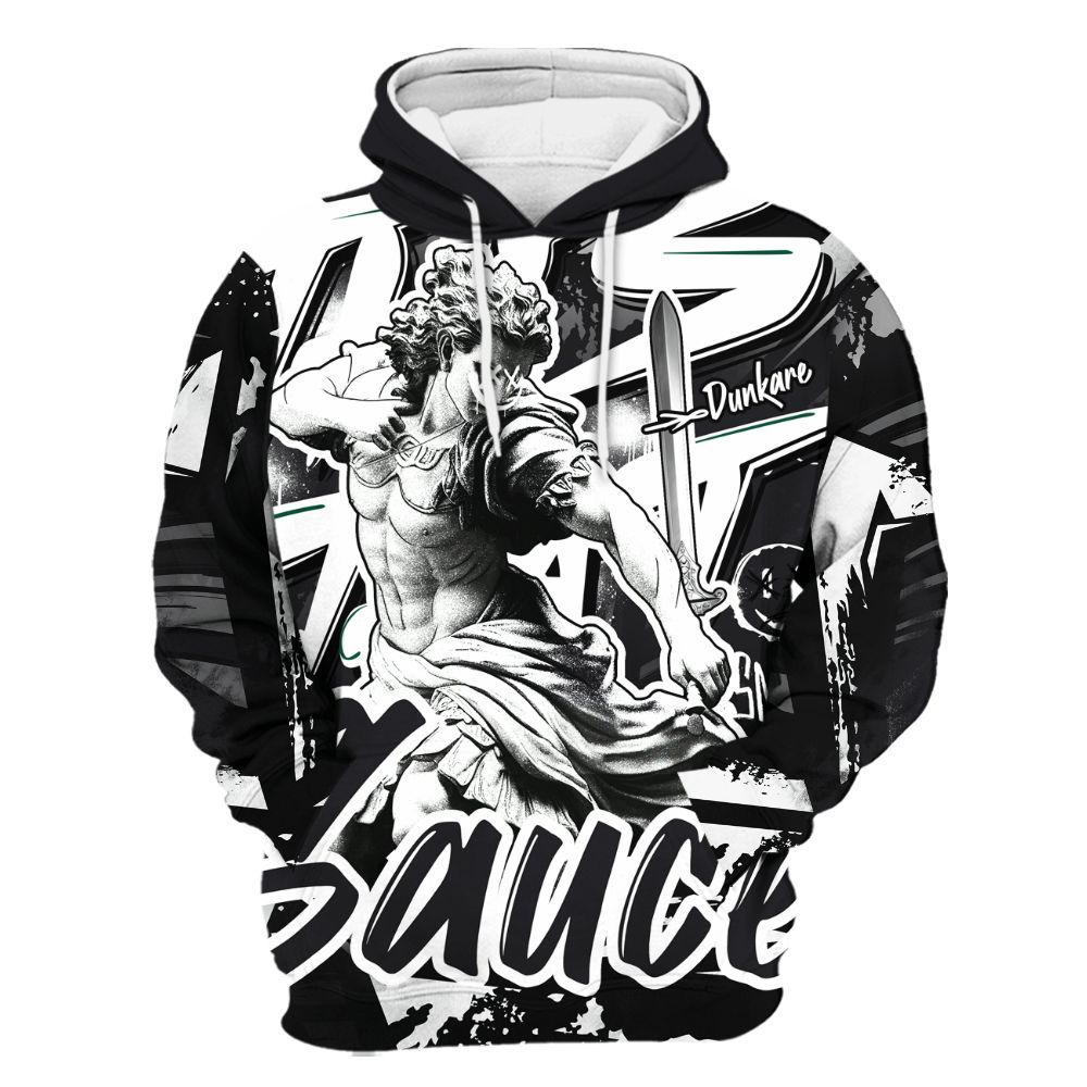 Hoodie To Match White Thunder 4s - This That Sauce Retro All Over Print
