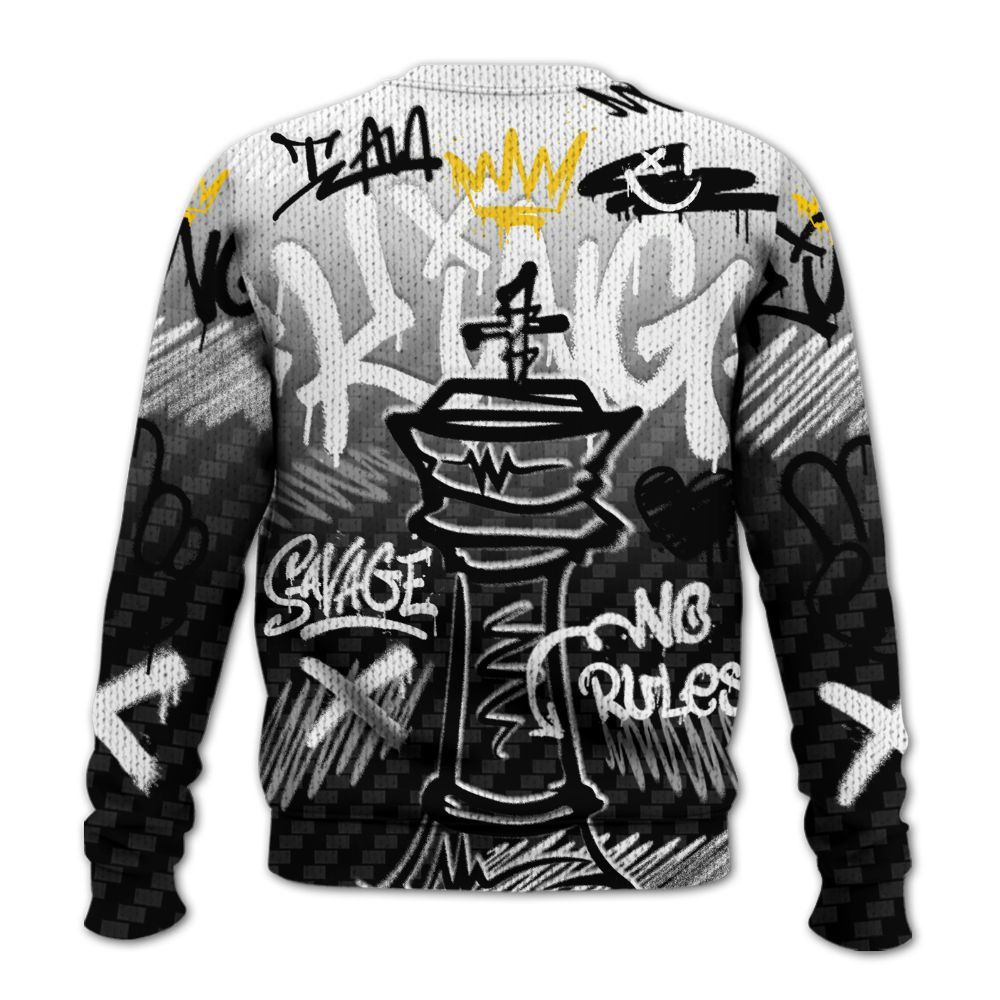 Knitted Sweater To Match Kobe 9 EM Protro Halo - Street King Chess Streetwear