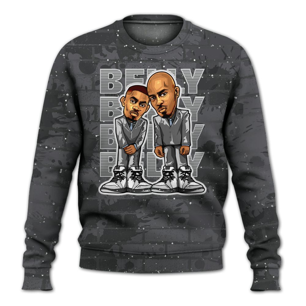 Sweatshirt To Match Reverse Oreo 6s - Belly Sneakers Graphic Halloween All Over Print