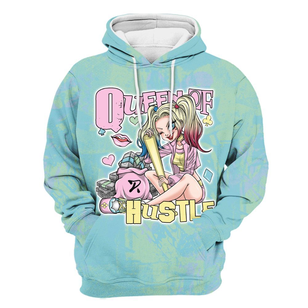 Hoodie To Match SB Dunk Low Visty - Hustles Quiinn Heart Grunge All Over Print