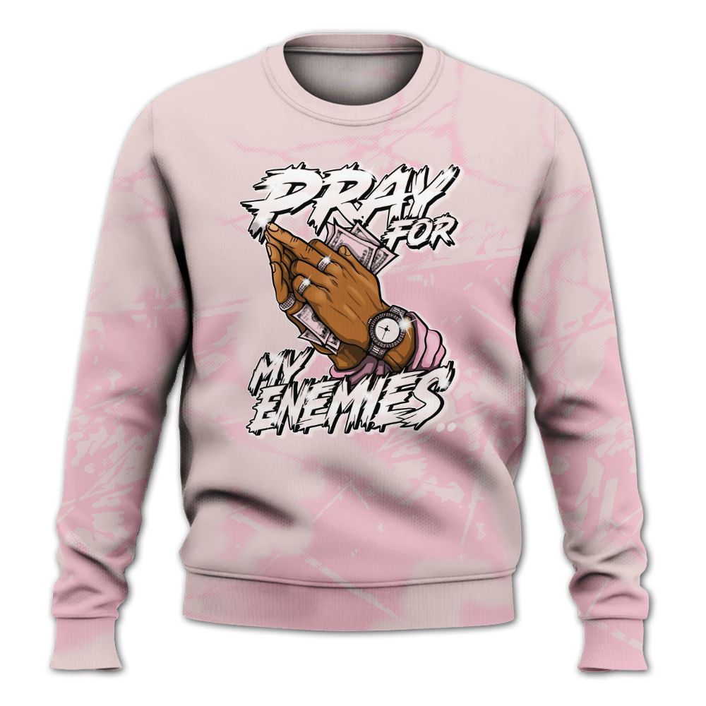 Sweatshirt To Match Dunk Low KD 17 Aunt Pearl - Prayed For Enemies Graphic All Over Print