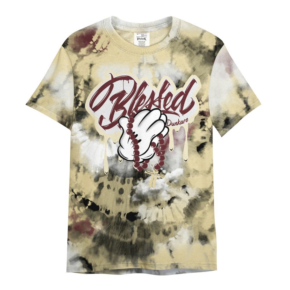 Shirt To Match Women Phantom 12s - God Blessed Tie Dye All Over Print