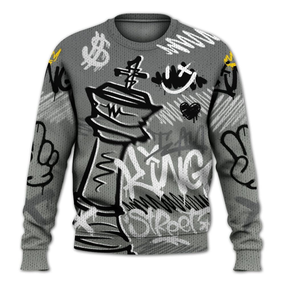 Knitted Sweater To Match Paris Olympics 4s - Street King Chess Streetwear