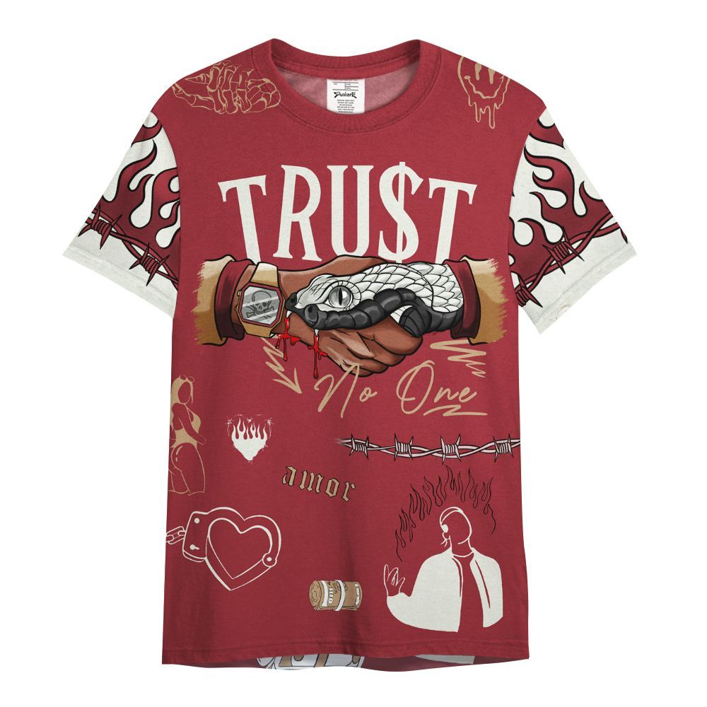 Shirt To Match Chicago 2025 40s Shirt, Snake Trust No One All Over Print