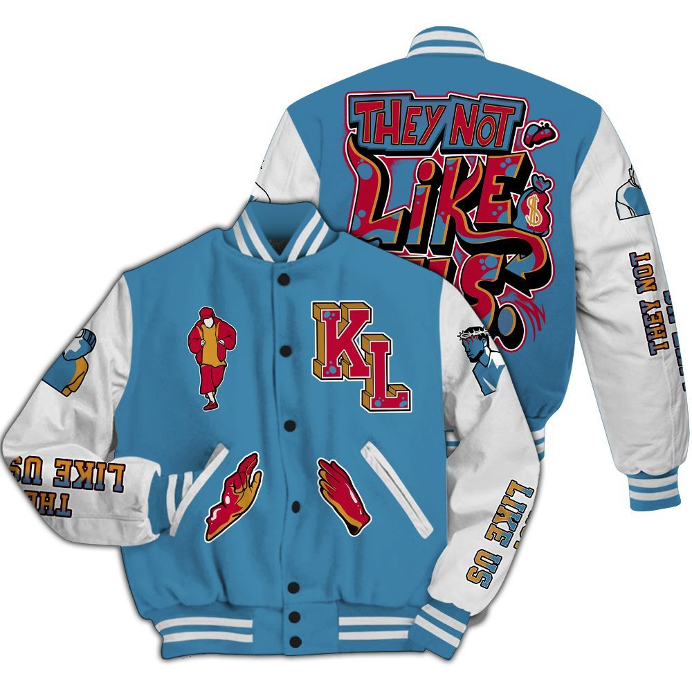 Varsity Jacket To Match GS Messy Room 4s - Dislike Us Graphic All Over Print