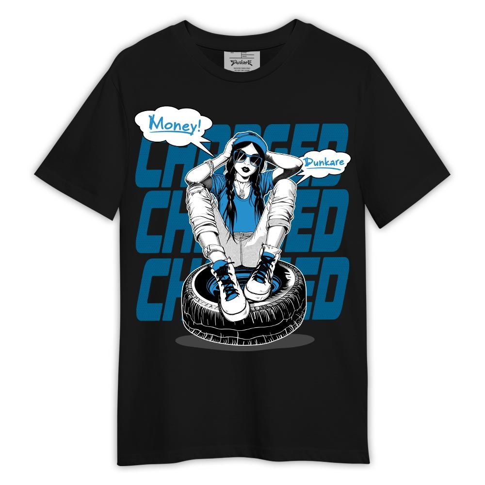 Shirt To Match Shirt Charged, Powder Blue 9s T-- To Match Sneaker Powder Blue 9s Graphic Tee 2404 LTRP