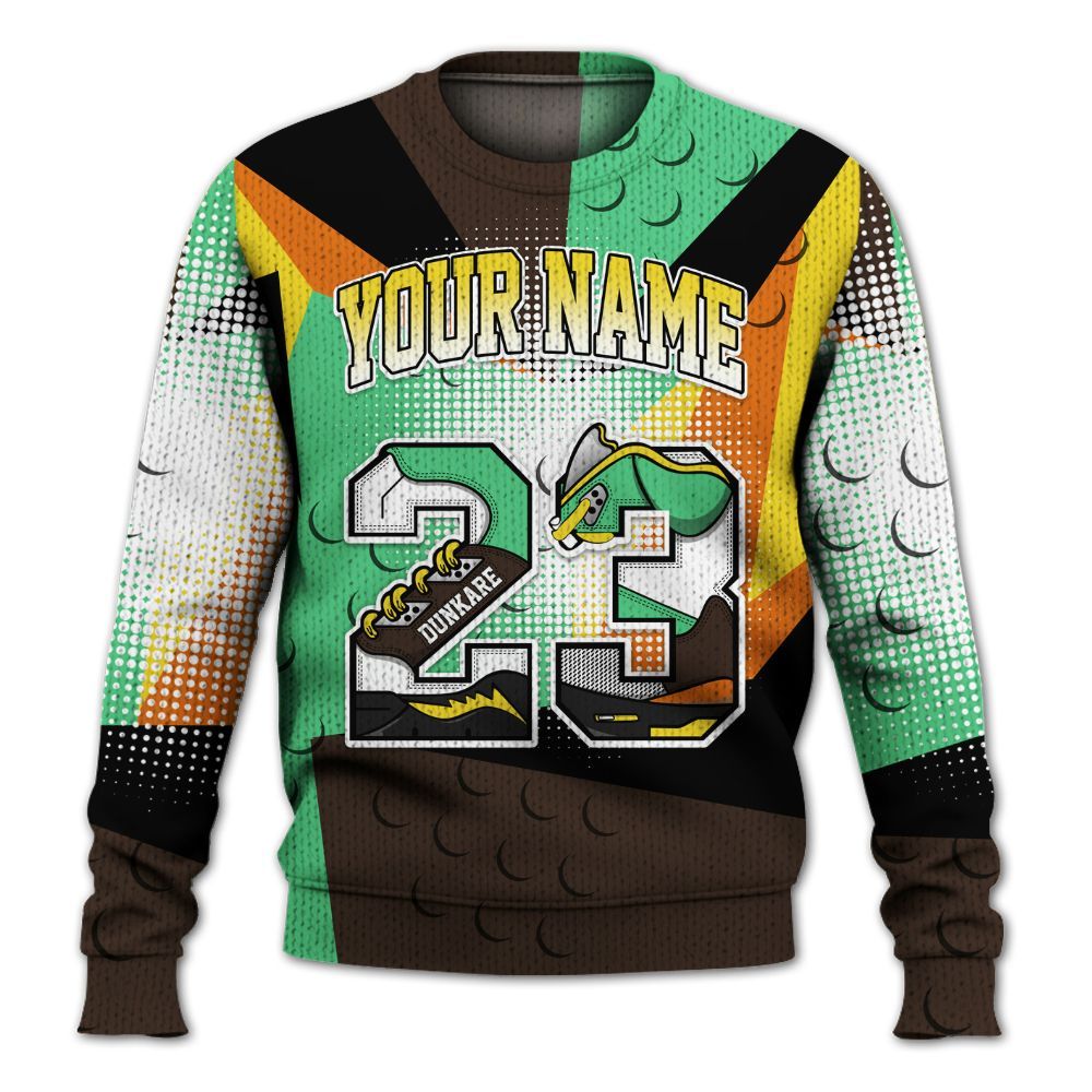 Sweater To Match SB Dunk Low Tourmaline Shirt - Custom Name 23 5s Graphic