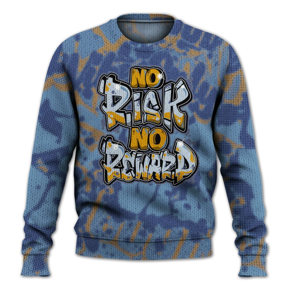 Knitted Sweater To Match High OG First In Flight 1s - No Risks No Reward Street