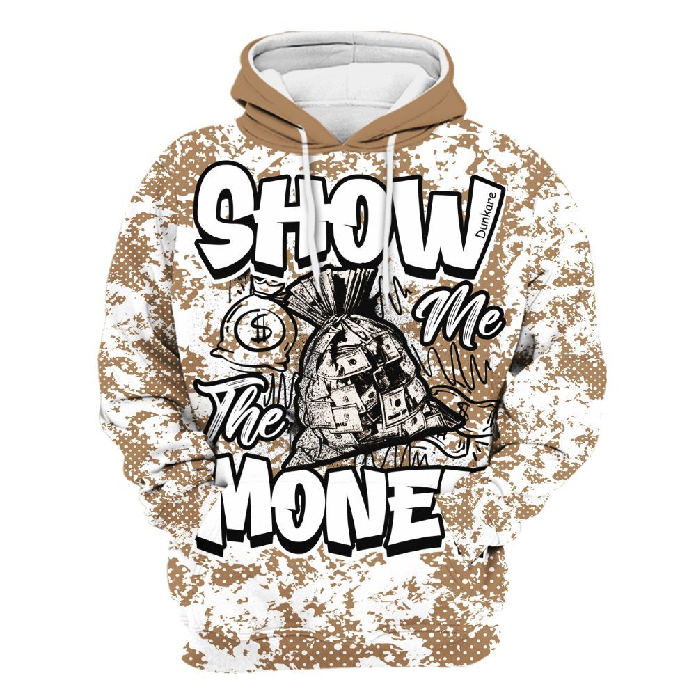 Hoodie To Match Kobe 4 Gold Medal - Show Me The Money Retro All Over Print